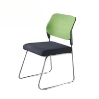Chaise empilable de fournisseur, best-seller, construction durable, pieds en métal, pour personnel d'entreprise et cadres