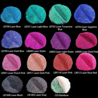 Poudre de paillettes rose et or, pigment cosmétique pour la décoration des ongles et l'artisanat
