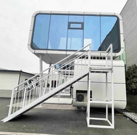 Personnaliser Capsule Maison commerciale espace dirigeable Pod Luxe Design moderne Maison préfabriquée pour hôtel