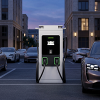 Borne de recharge rapide CC CCS2 de 240 kW évolutive avec équilibrage dynamique de la charge pour réseaux commerciaux à usage intensif