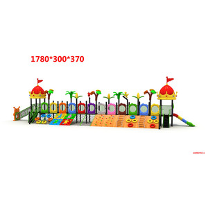 Parco giochi commerciale scivoli altalene e playset di plastica per parchi giochi per bambini all'aperto e centri giochi da giardino - Product Image 2