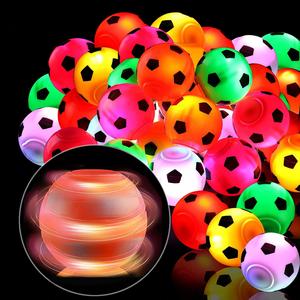 LED Light-Up Soccer Ball Spinner| Durable & Vibrant Glowing Effect | Perfect for Night Play & <b>Gifts</b> Fidget Toy - Product Image 1