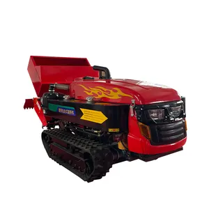 โรงงานขายตรง 30HP 36HP รีโมทคอนโทรล Crawler โรตารี่เกษตรกรขนาดเล็ก