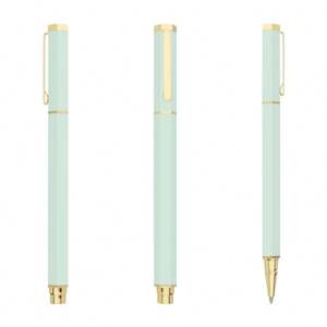 Stylos à bille hexagonaux en métal, plusieurs couleurs, design hexagonal, clip doré, cadeau promotionnel d'entreprise, stylo à bille avec logo personnalisé - Product Image 4