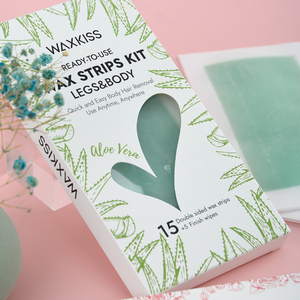 Waxkiss OEM ODM échantillon gratuit brésilien <span class=keywords><strong>sourcils</strong></span> corps dépilatoire prêt à l'emploi bandes de <span class=keywords><strong>cire</strong></span> pour l'épilation <span class=keywords><strong>cire</strong></span> d'épilation - Product Image 5