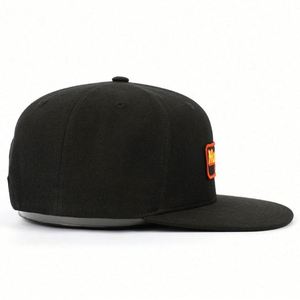 Casquette Snapback Homme 6 Panneaux Noire Structurée 100% Coton Brodé de Qualité Supérieure – Idéale pour la Promotion - Product Image 5