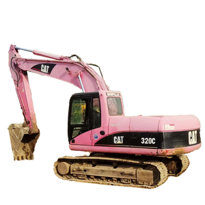Excavatrices Caterpillar 320 d'occasion certifiées CE, faible nombre d'heures, avec attache rapide, brise-roche et pince hydraulique, 20T - Product Image 1