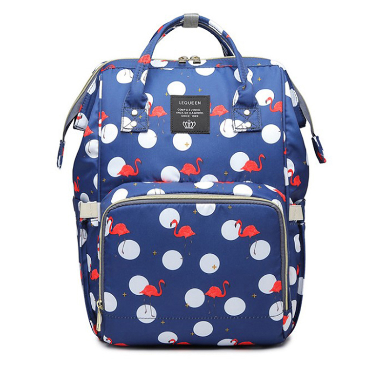 Flamant rose-bleu profond