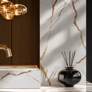 Tấm thạch anh nhân tạo lớn cho không gian liền mạch tường dự án cao cấp và giải pháp Vanity - Product Image 1