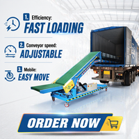 Machine de chargement et de déchargement de conteneurs de camions, système de convoyeur à bande automatique à usage intensif