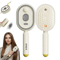 Neue OEM Beste Qualität 3-in-1 Elektrische Luftkissen-Kopfhautmassagebürste und Haaröl-Bürste Elektrische Haarspray-Dampfbürste Massagekamm