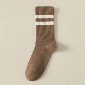 Wholesale Men's Custom Logo Streetwear <b>Socks</b> – High Quality Mid <b>Length</b> Knitted Crew <b>Socks</b> for Casual Daily Wear - Product Image 3