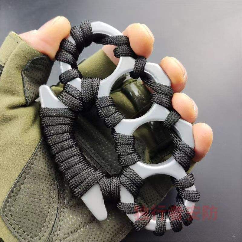 Thick iron big round head - gray winding rope - 11.5cm*7cm*1cm