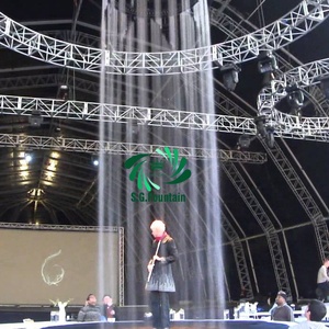 Extérieur Spectacle D'eau Rideau Graphique Programme Cascade Numérique De L'eau de Fontaine de Rideau Pour Salon - Product Image 4