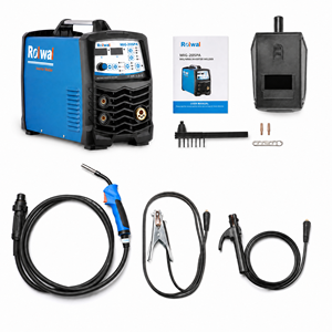 Machine à souder <span class=keywords><strong>MIG</strong></span>/MAG/MMA/LIFT TIG combinée 4 en 1 Rolwal Synergic gaz/sans gaz, portable, état neuf avec interrupteur <span class=keywords><strong>2T</strong></span>/<span class=keywords><strong>4T</strong></span> - Product Image 4