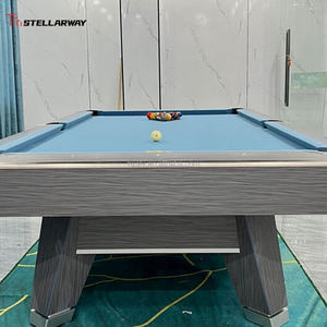 โต๊ะพูลไม้แท้คุณภาพมาตรฐานการแข่งขัน ยี่ห้อ STELLARWAY ราคาโรงงาน สำหรับผู้ใหญ่ ใช้ในคลับ ขนาด 7 ฟุต 8 ฟุต 9 ฟุต - Product Image 1