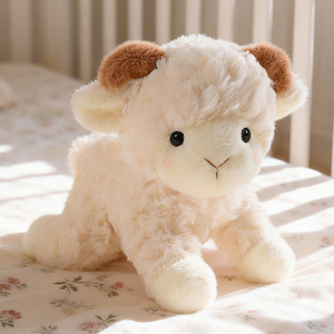 Juguete de Peluche de <span class=keywords><strong>Cordero</strong></span> Súper Suave, Simulación Realista de <span class=keywords><strong>Cordero</strong></span>, Peluche de <span class=keywords><strong>Cordero</strong></span> Realista y Suave - Product Image 1