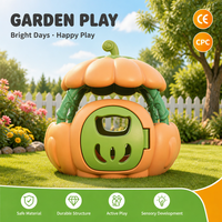 Équipements de jeux pour l'intérieur et l'extérieur |   Maison de jeu pour enfants sur le thème de la citrouille |   Utilisation en maternelle pour les enfants de 2 à 8 ans, utilisation en extérieur |   Certifié CE