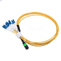 KEXINT – câble de dérivation Duplex FTTH 8 cœurs, câble de raccordement à Fiber optique, MTP à 4 LC, prix d'usine, vente en gros