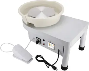 Bview艺术9.8 “电动桌面陶轮机25厘米350瓦DIY陶土轮