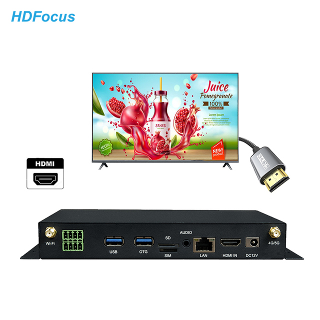 Rockchip RK3566 RK3588 RK3399 Quad-core with Android System EDP LVDS HD 4K Ethernet Android Os Digital Signage Media Player Box