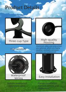 เครื่องวัดความเร็วลม RS485 0-10V 0-2V ทำจากอะลูมิเนียมอัลลอยทำความร้อนอัตโนมัติได้รับการรับรองจาก jirs - Product Image 6