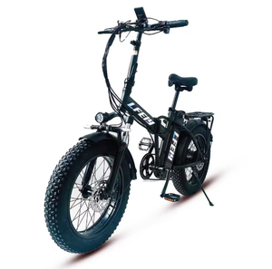 Bicicleta Eléctrica Plegable de 20 Pulgadas con Batería de 15AH, Motor Trasero sin Escobillas, Cuadro de Acero, 7 Velocidades, 48V, Frenos de Disco - Product Image 3