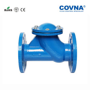 วาล์วตรวจสอบแบบแนวนอนเหล็กหล่อชนิดหน้าแปลนแบบสวิง วาล์วทางเดียวเพื่อป้องกันการไหลย้อนกลับในท่อส่งน้ำมันแรงดันต่ำ - Product Image 4