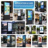 Pantalla Digital LCD para Exteriores a Todo Color, Resistente al Agua, con Pantalla Táctil, para Publicidad, de 32 Pulgadas, Tipo Kiosco