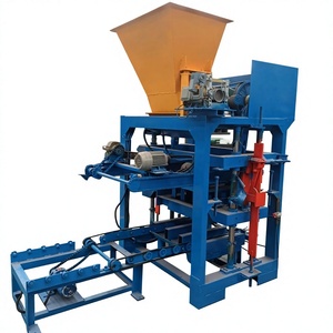 Máquina para Fabricar Bloques de Pavimento Intertrabados con Motor PLC para Bloques de Cemento y Hormigón, Modelo Automático QT4-40C - Product Image 1