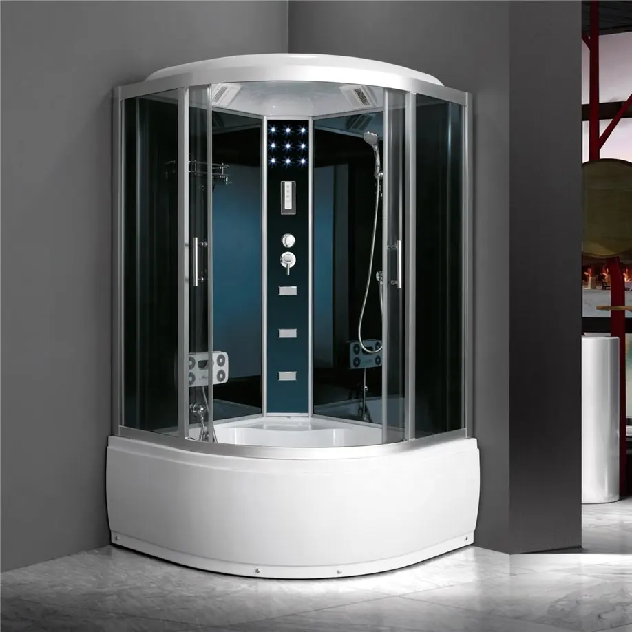Grande cabine de douche à vapeur, toilette de luxe, fabriqué en europe,