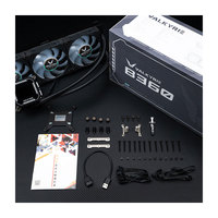 Valkyre B360 RGB Radiateur 360 mm Refroidissement par eau du processeur Dissipateur thermique Roulement à fluide Haute qualité 1200/1700/AM5 Processeurs Ordinateur