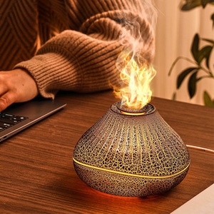 Nuevo Humidificador USB Mini de 160 ml con Llama Volcánica, Luz de Fuego, Difusor de Aroma, Humidificador con Conexión USB para Hotel - Product Image 4