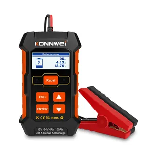 2023 New Arrival 12V 24V Battery Tester with battery charger and battery repair function