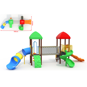 Parco giochi per bambini all'aperto scivolo per bambini altre strutture del parco divertimenti - Product Image 1