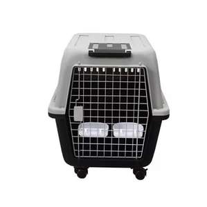 Boîte de <span class=keywords><strong>Transport</strong></span> pour animaux de compagnie de petite et moyenne taille Transporteur pour animaux de compagnie en plastique portable classique avec fermeture à bouton Style de <span class=keywords><strong>sac</strong></span> à <span class=keywords><strong>dos</strong></span> pratique - Product Image 5