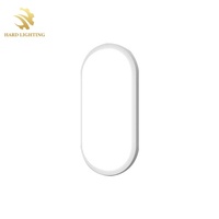 Lampes murales LED de style minimaliste, design rond et carré en plastique pour l'éclairage des couloirs, des allées et des cours