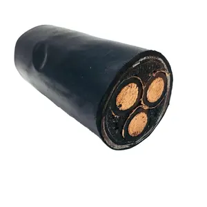 Standard 8.7/15KV YJV22 185mm2 pure copper conductor 3 core XLPE insulated high voltage power cable