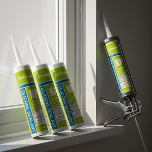 Scellant en <span class=keywords><strong>silicone</strong></span> neutre résistant à la moisissure Seimeda, blanc, sanitaire, pour cuisine et salle de bain, anti-fongique, ODM/OEM - Product Image 1