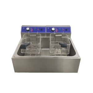 Friteuse électrique commerciale 12L en acier inoxydable pour restaurant, <span class=keywords><strong>poulet</strong></span> frit, frites, usage professionnel <span class=keywords><strong>de</strong></span> restauration - Product Image 3