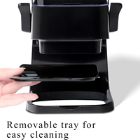 Distributeur de céréales moderne en plastique grande capacité avec impression, idéal pour les fêtes, conteneur de stockage de riz domestique, organisateur de grains de cuisine