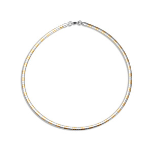 Collar redondo de acero de titanio para clavícula en tres colores, diseño geométrico de uso diario BF1321 - Product Image 3