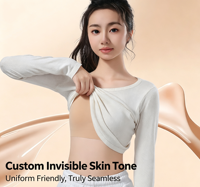 Soutien-gorge d'entraînement sans coutures à bords festonnés pour jeunes filles, doux, respectueux de la peau, respirant, soutien délicat, anti-exposition, sous-vêtement pour jeunes