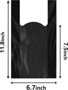ถุงเก็บอุจจาระสุนัข Huamaohengchun พร้อมหูหิ้วและที่จ่าย ถุงเก็บอุจจาระสีดำแบบไม่มีกลิ่น ป้องกันการรั่วซึม สำหรับสุนัขและแมว - Product Image 4