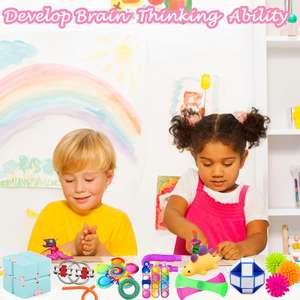 30 Cubos Giratorios EDC Ligeros para Pop It y Herramientas Sensoriales Impresas en 3D, Novedades y Juguetes para Niños y Adultos, Alivio de la Ansiedad - Product Image 5