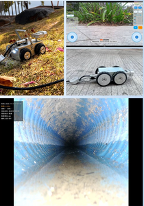 150mm WIFI Boru İnceleme Sistemi Robot Kamera Uzunluk Sayacı Uzaktan Kumanda IP67 Su Geçirmez 100-200M Menzil SDK PAN/TILT - Product Image 5