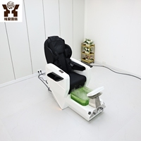 Fauteuil de pédicure électrique, station de massage et de pédicure, fauteuil de spa pour les pieds inclinable avec jets à bulles pour salon de beauté des ongles