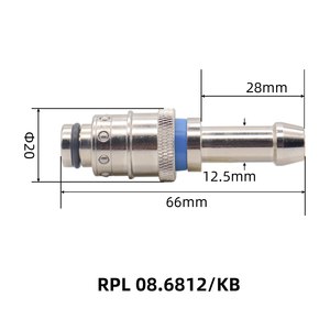 Usine en gros RPL08 6812/KB <span class=keywords><strong>Staubli</strong></span> composants de connecteur rapide haute pression <span class=keywords><strong>raccord</strong></span> de tuyau <span class=keywords><strong>raccord</strong></span> poussoir - Product Image 4