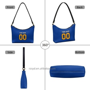 Custom New Buffalo Color PU Shoulder Bag America <strong>Football</strong> Teams Underarm Zipper Bag Commuter Bag <strong>Christmas</strong> <strong>Gift</strong> Quality Cheaper - Product Image 5