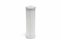 Cartouche filtrante plissée de haute qualité en charbon de coco NSF42 avec bloc de charbon composite pour la réduction en une seule étape du chlore et de la turbidité